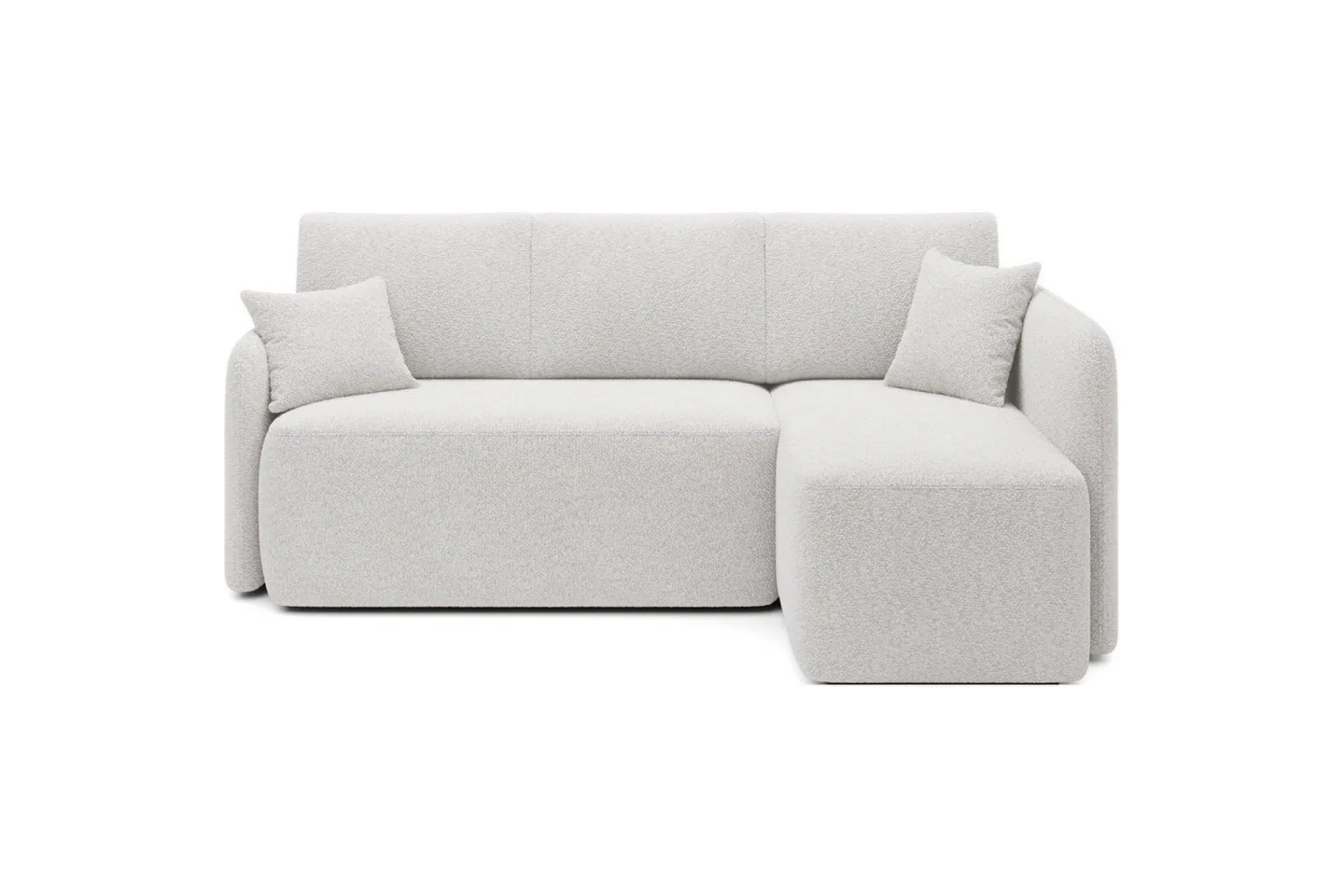Hörnsoffa Eltap Hadson 206x150x89 cm - Royal 01, Vit, Höger