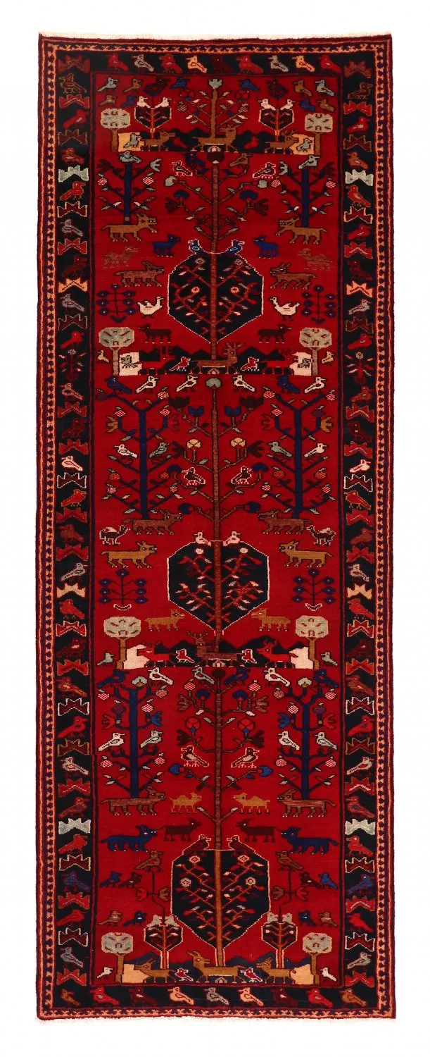 Orientalsk teppe Hamedan 297 x 108 cm