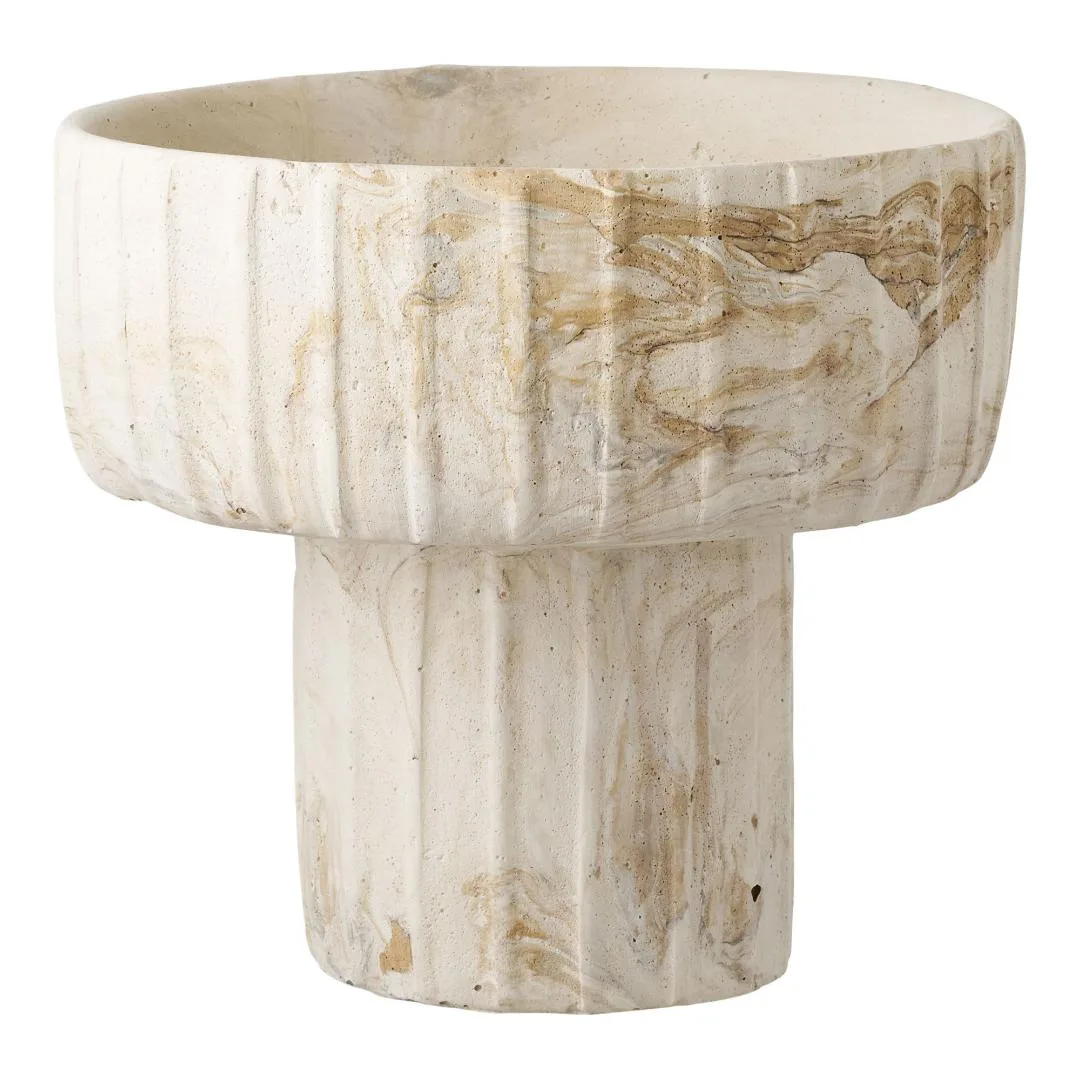Sissel Vase Ø20,5cm braun, beige.