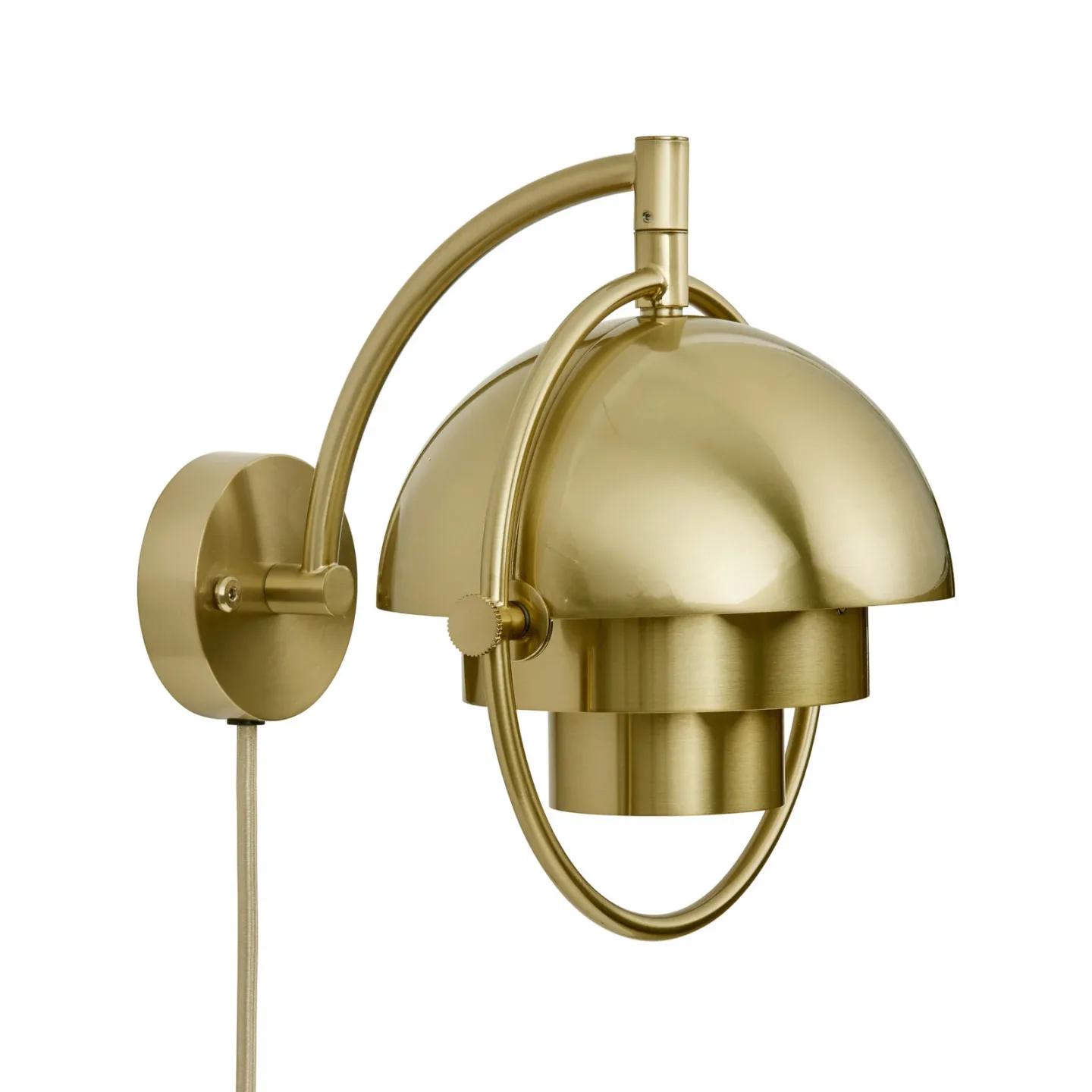 Multi-Line Wandleuchte messingfarben Metall G9 - GUBI Multi-Lite - Wohnzimmer - Design - Einflammig