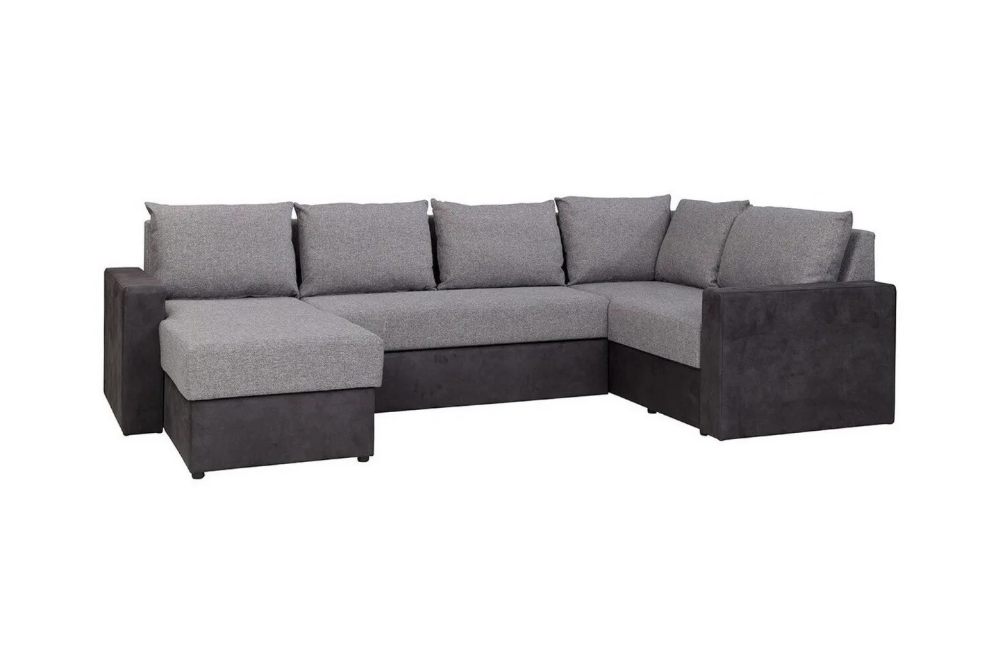 Staffin 4-sits Hörnbäddsoffa Dark grey/Light grey -