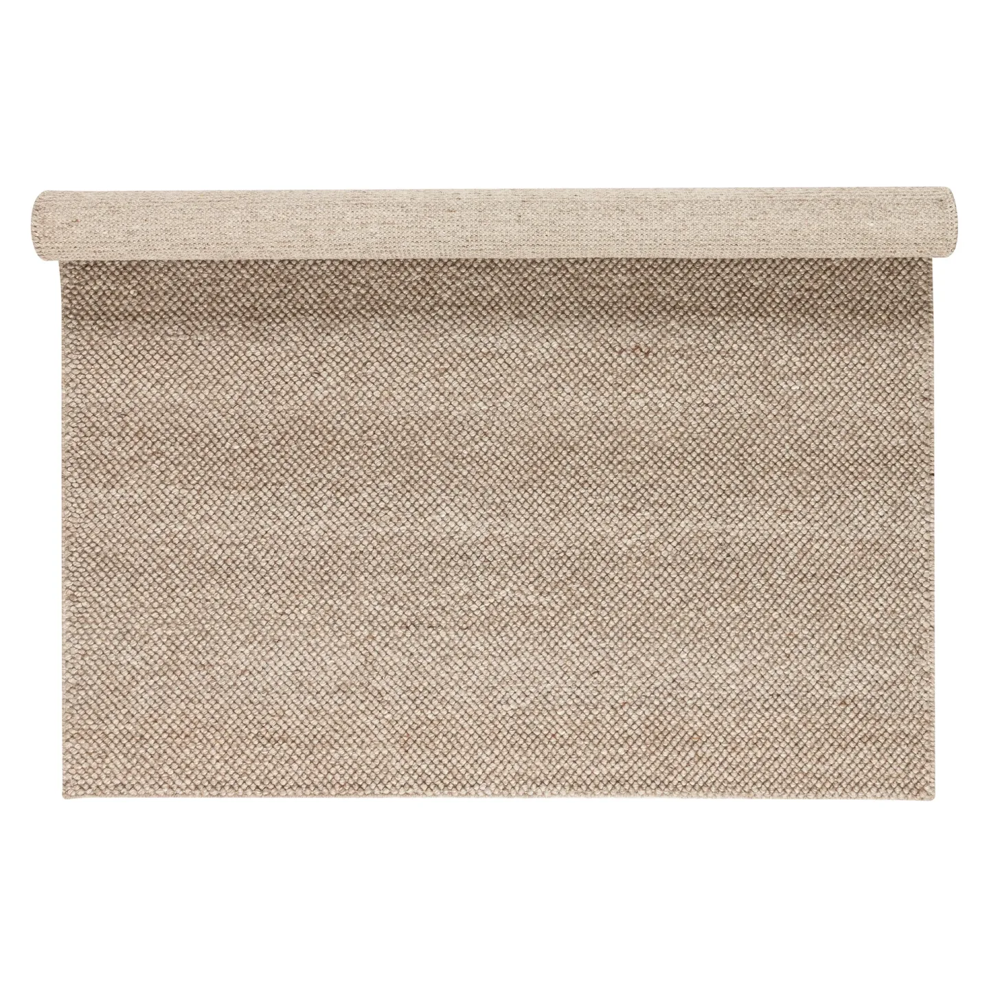 Scandi Living Flock ullmatta beige 170x240 cm