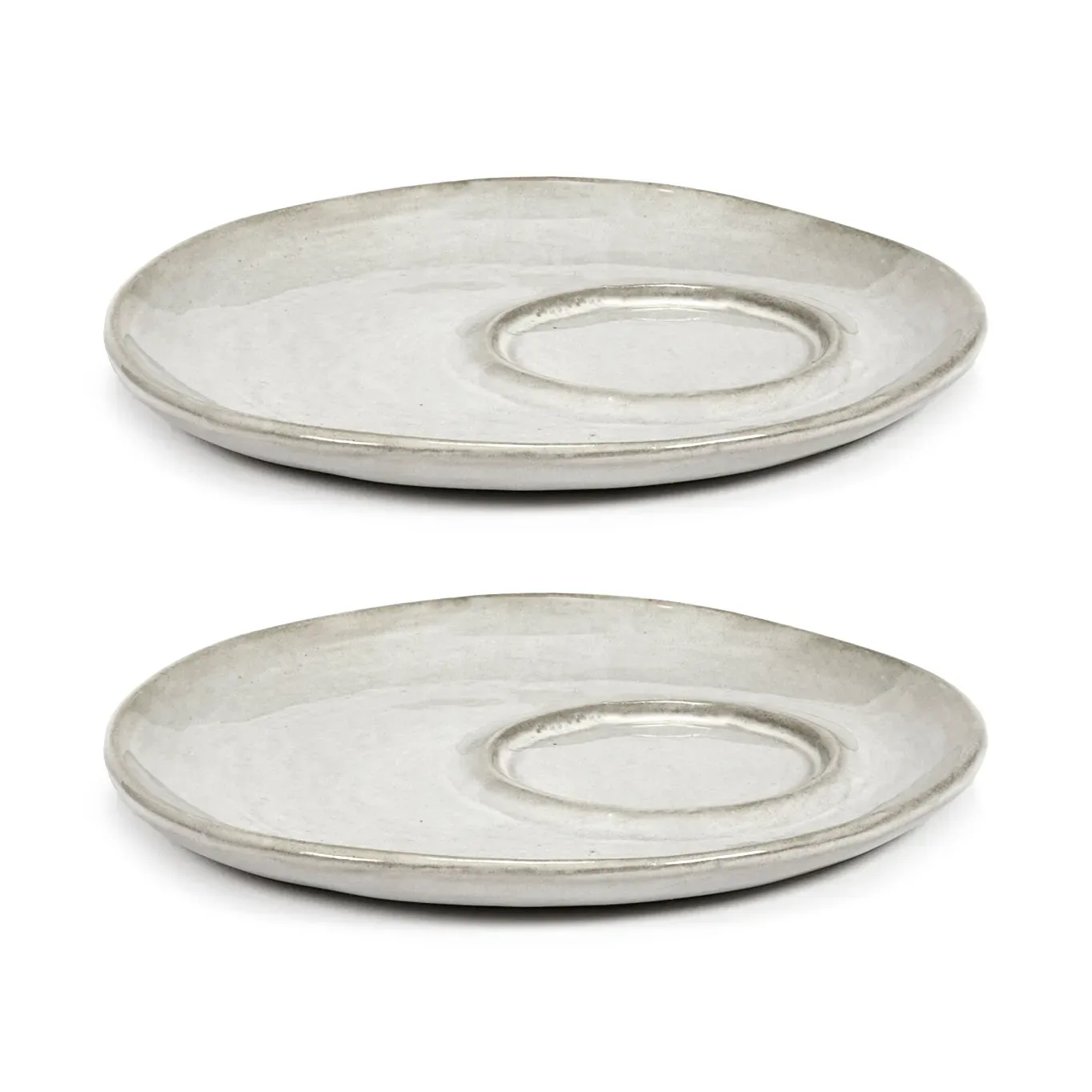 Serax La Mère Untertasse für Espressotasse Ø11 cm 2er-Pack Off white