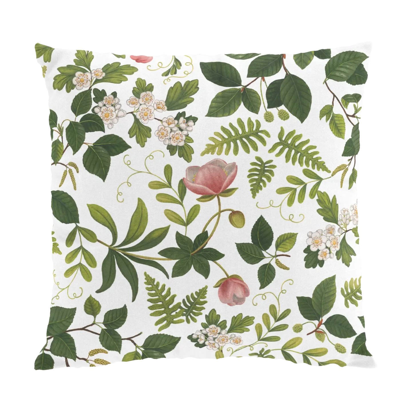 Arvidssons Textil Blomsterlund Kissenbezug 47x47 cm Grün