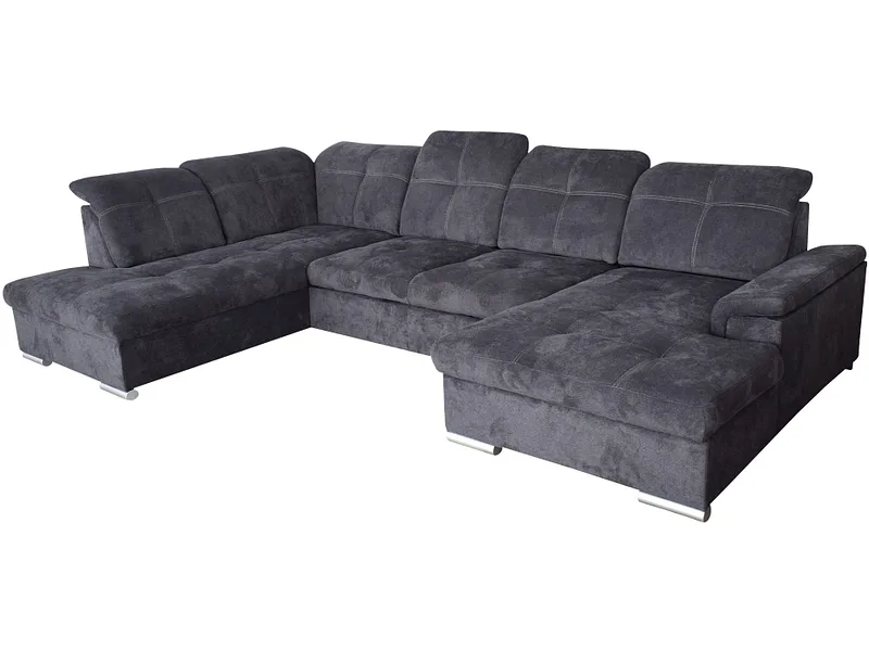 Ecksofa BRUNO Stoff anthrazit