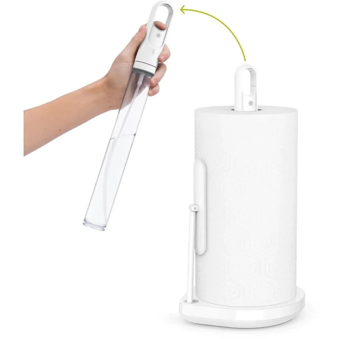 Küchenrollenhalter Simplehuman Weiss Edelstahl/Metall B 20.6 cm - Küchenrollenhalter