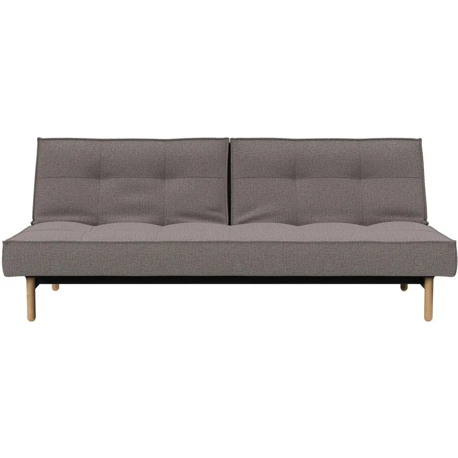 Bettsofa Split graubeige Stoff B 210 T 91 cm