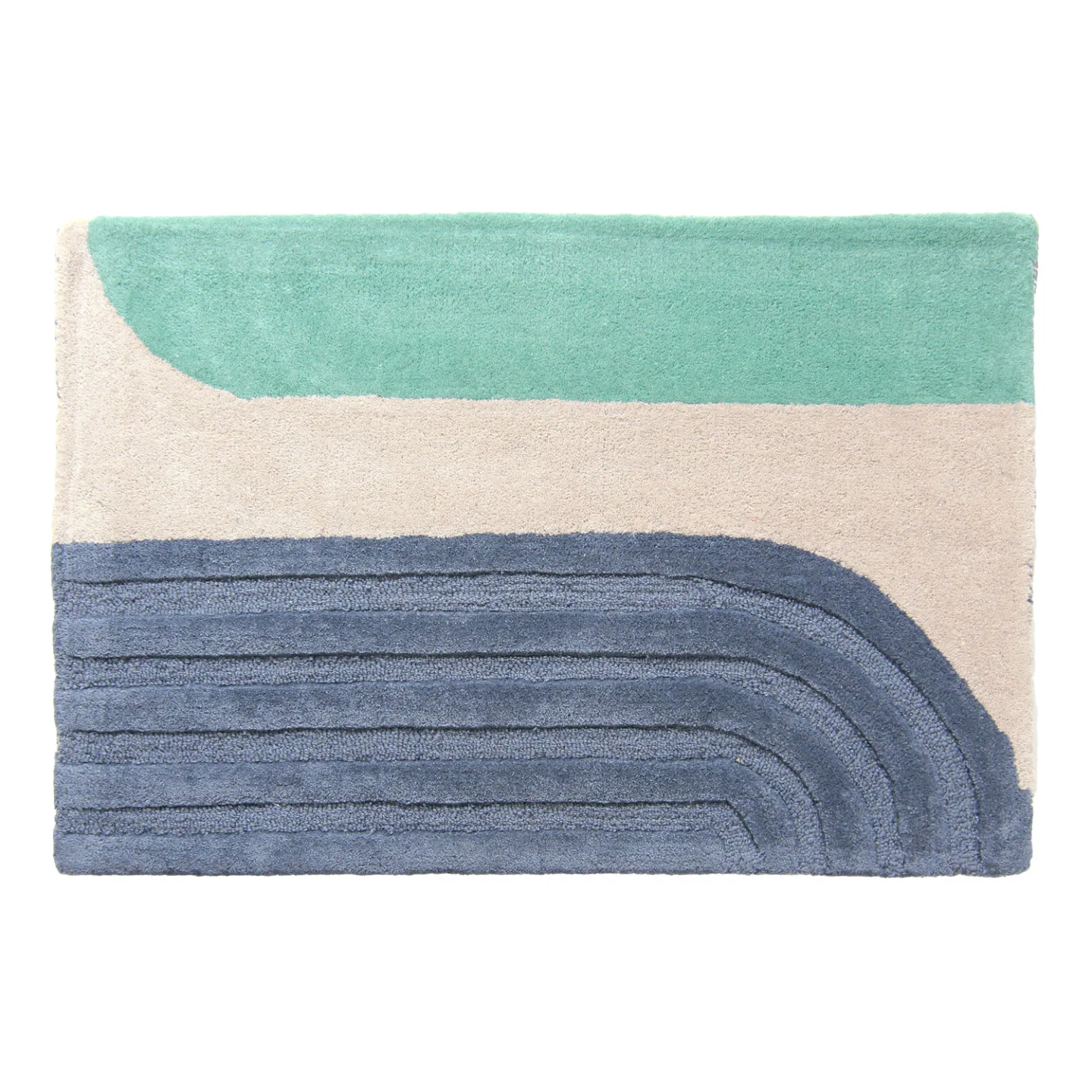 Dørmatte - Nadire (blå/multi) (Størrelse: 60 x 90 cm)