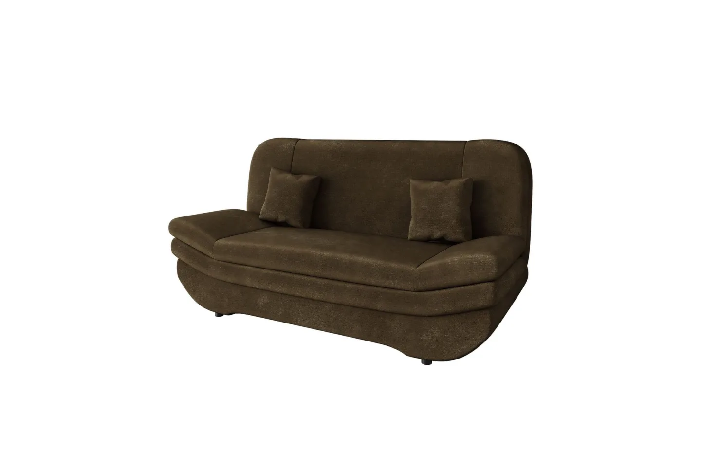 Figurelle Bäddsoffa 2-sits i Sammet - Brun