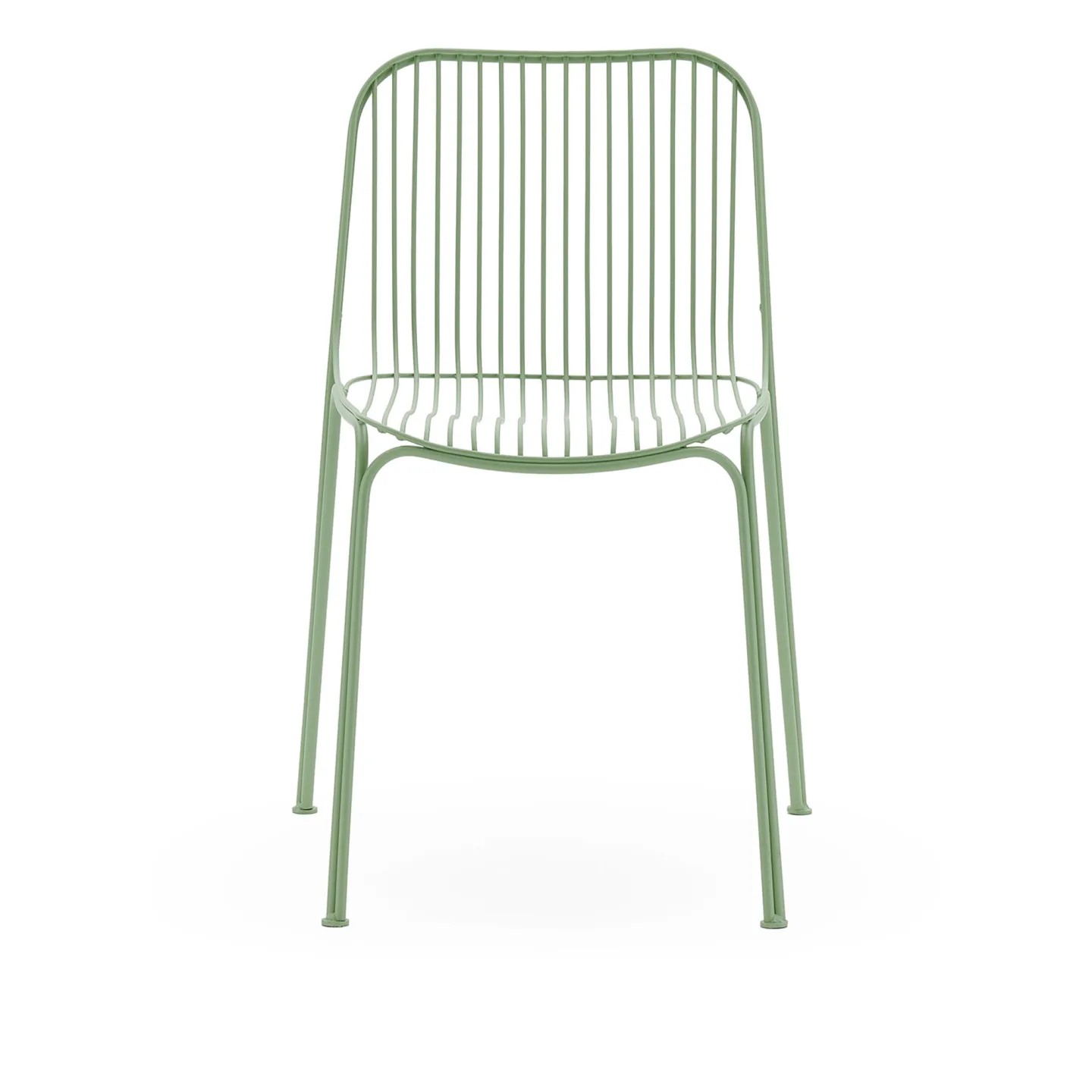 Kartell - Hiray Sedia Sage - Matstolar utomhus - Ludovica + Roberto Palomba - Grön - Metall