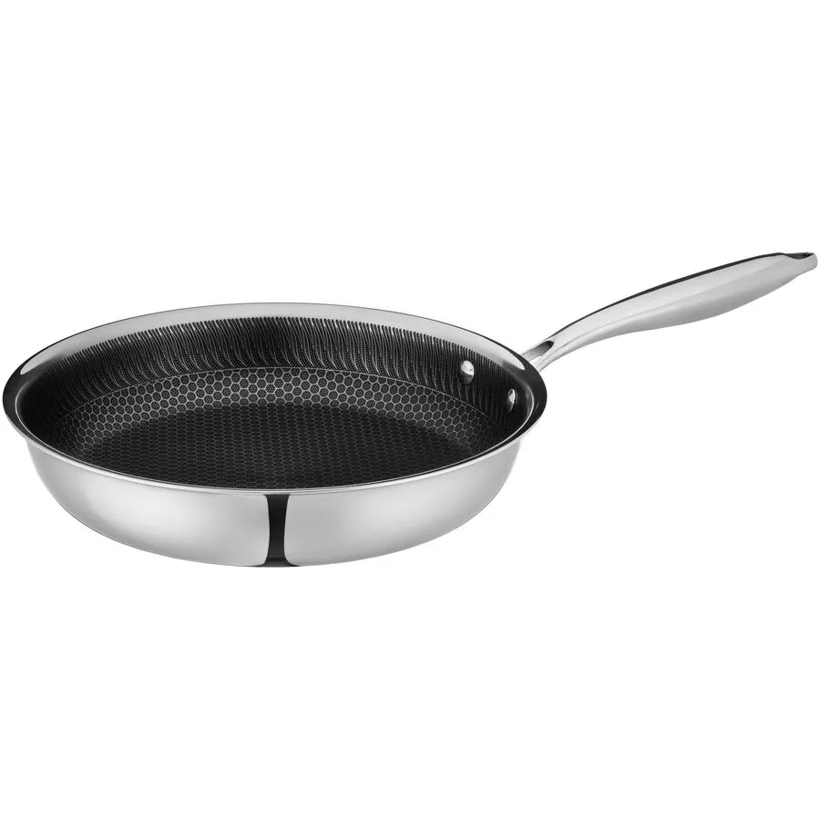 MÄSER Bratpfanne Hestia schwarz/silber Edelstahl D 24 cm