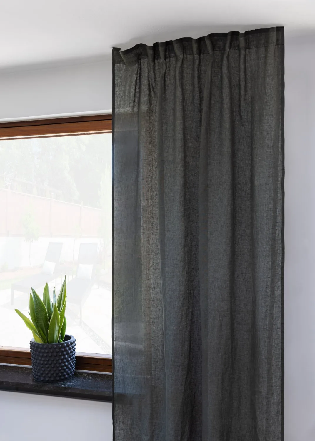 Gardiner - Lingardin Livia (grønn) (Størrelse: 145 x 300 cm)