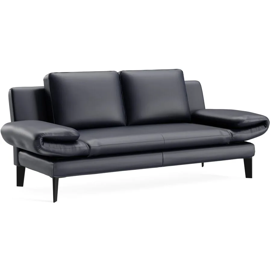 Sofa Jarek Leder marine B 281 T 83 cm - Möbel Konfigurator: Traummöbel individuell zusammenstellen