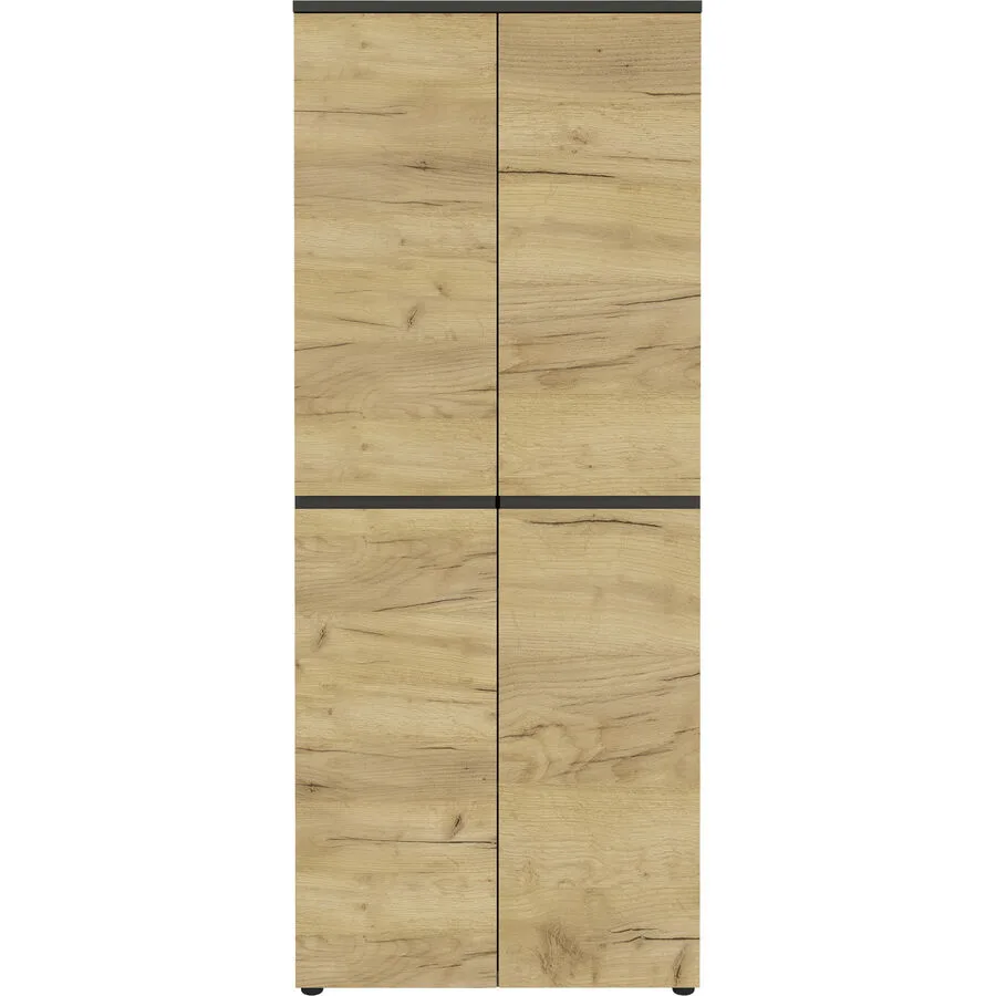 Aktenschrank Lissabon ll natur, graphit Holzwerkstoff B 80 H 197 cm