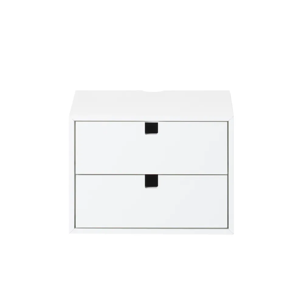 1898 Square Kommode Weiß