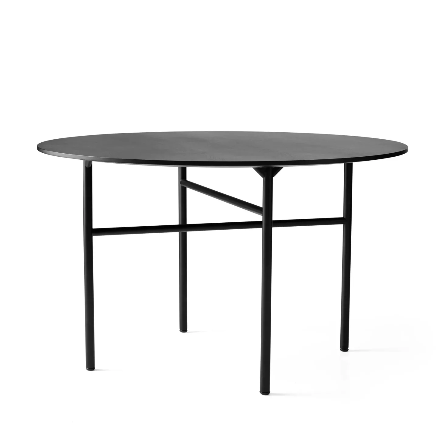 Audo Copenhagen Snaregade Tisch runt Schwarz, Ø120cm