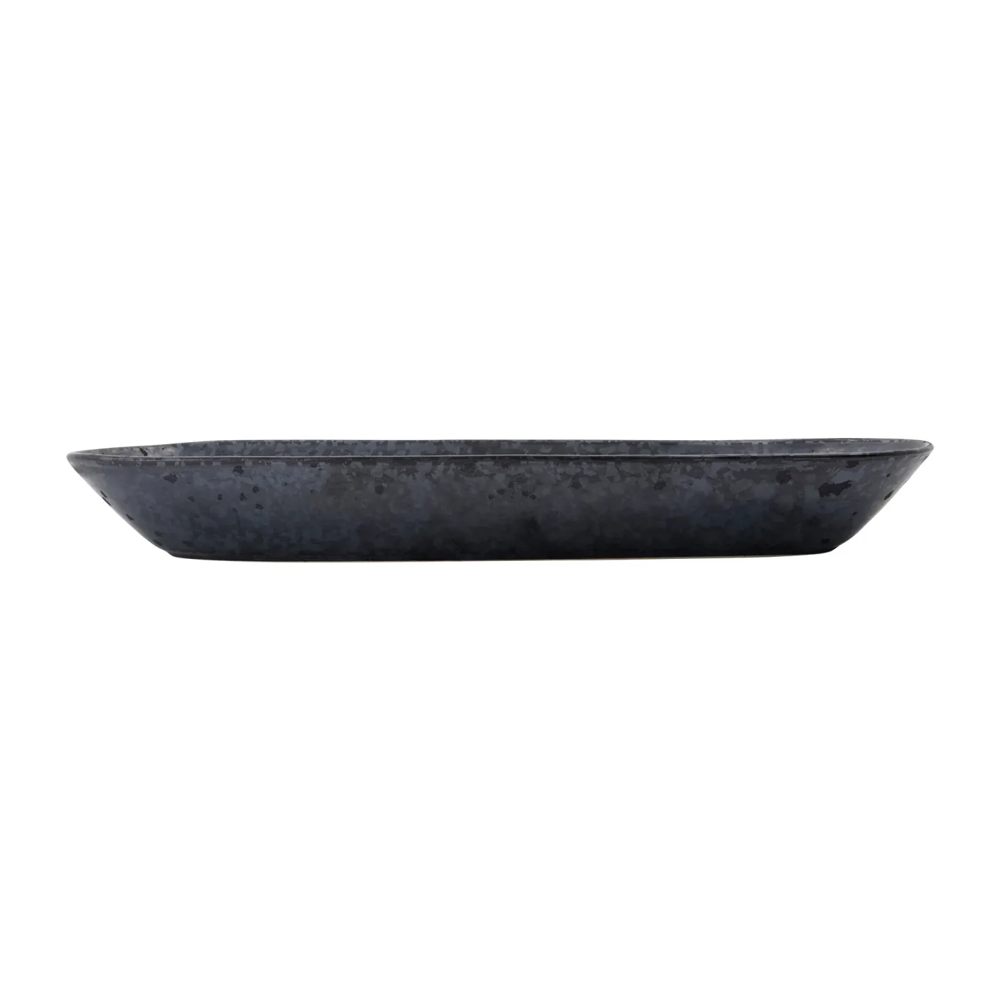 House Doctor Pion Servierteller 12 x 35cm Schwarz-braun