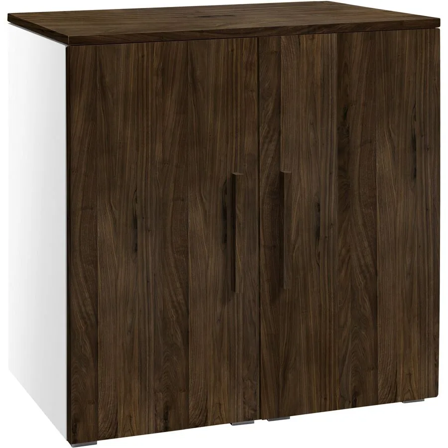 Hasena Kommode Airi weiss/ Nussbaum Holz/MDF B 90 H 86 cm