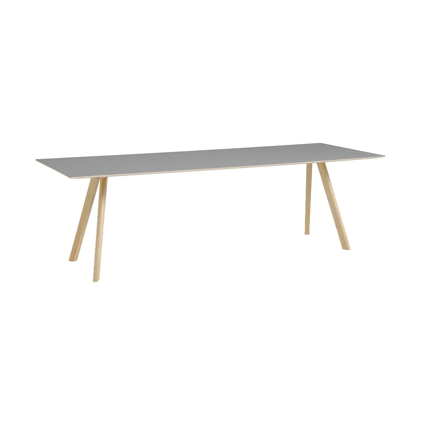 HAY CPH30 2.0 Esstisch 90x250 cm Grey linoleum-lackad ek