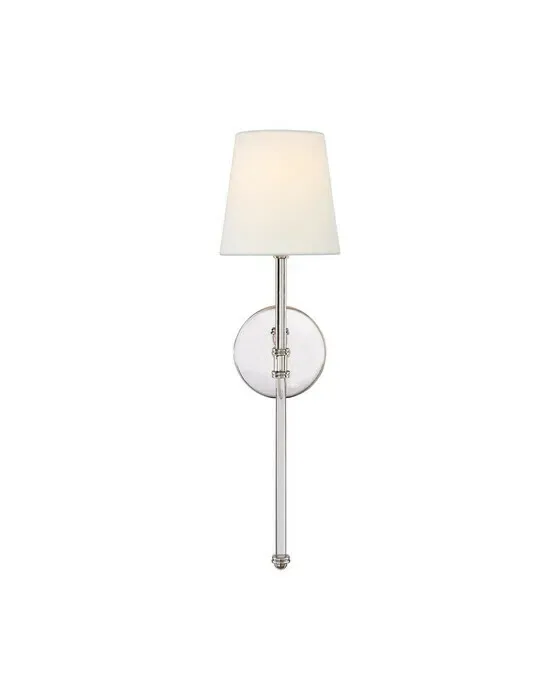 Camille Long Sconce Polished Nickel