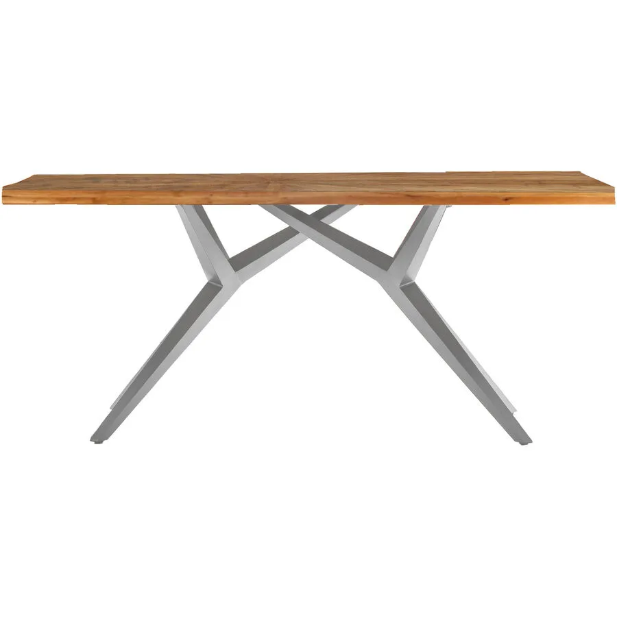 Esstisch Gordon natur Recyceltes Teak massiv Massivholz B 200 T 100 cm