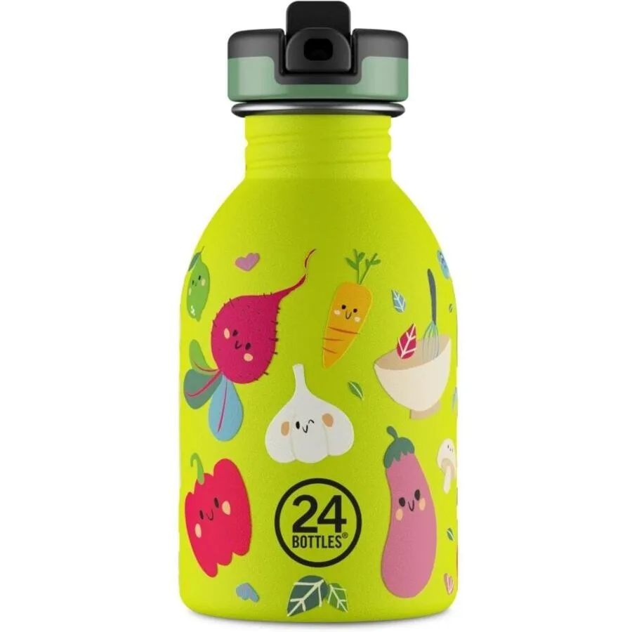 Trinkflasche 24 Bottles Grün 250 ml B 6.5 m