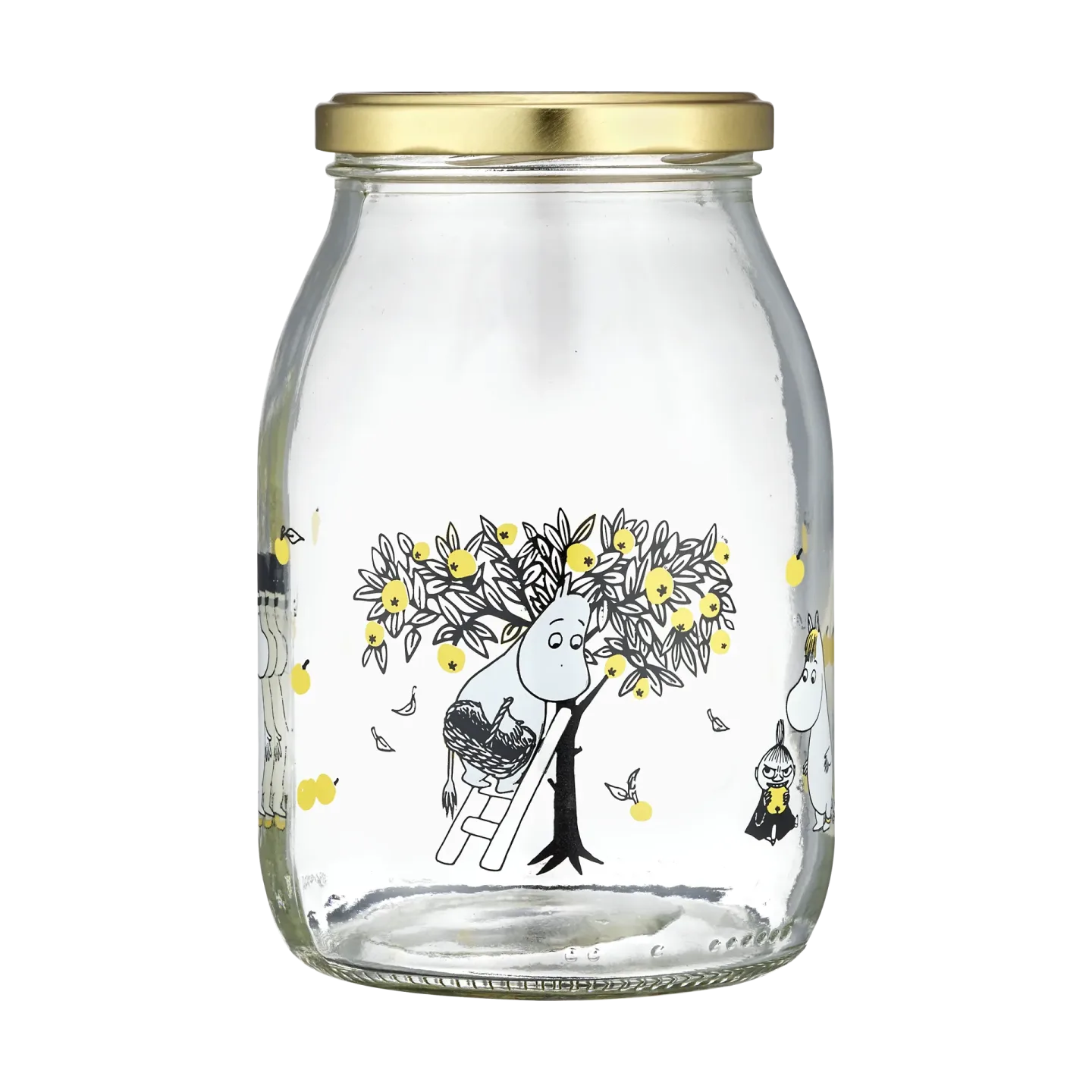 Muurla Mumin Glasbehälter 1 L Apples