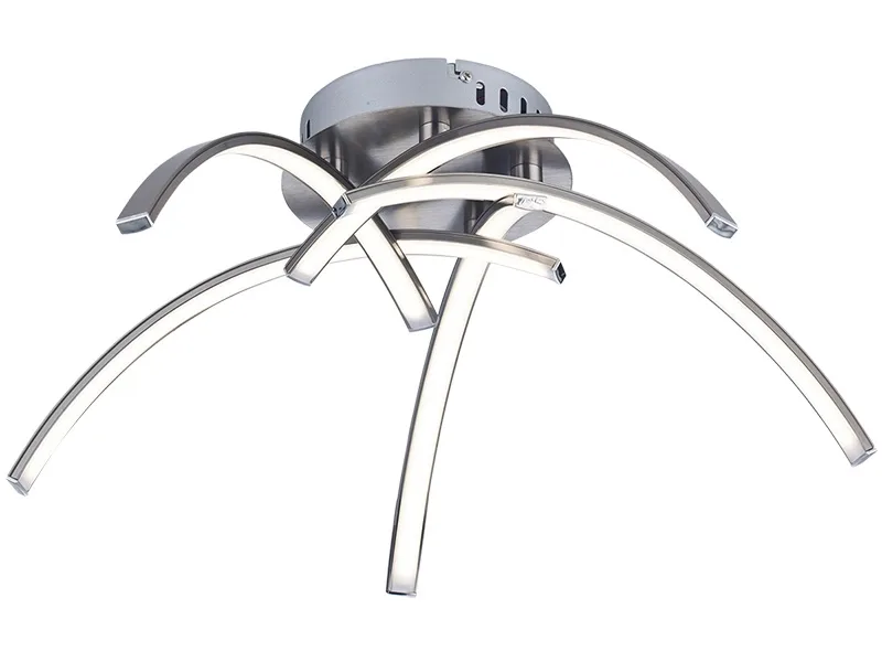 Deckenlampe LED DITTA Ø48cm 20W silberfarben