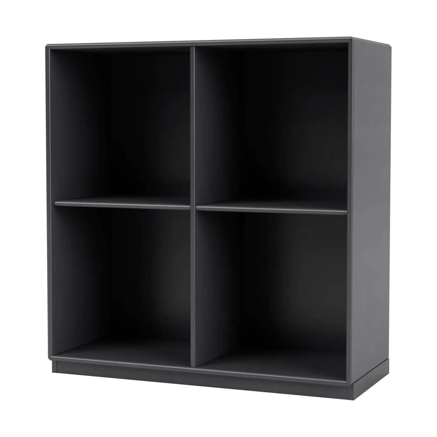 Montana SHOW hylla 69,6x69,6 cm, sockel 3 cm 36-Coal