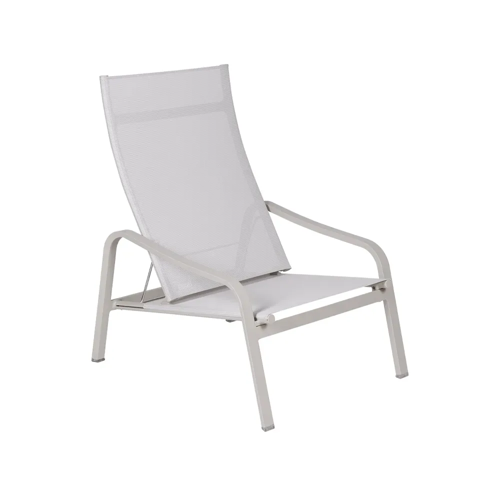 Fermob Alize karmstol låg Clay grey (grå) (grå)