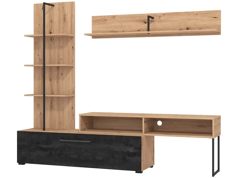 Wohnwand EVORA 41.5x205.5x173cm