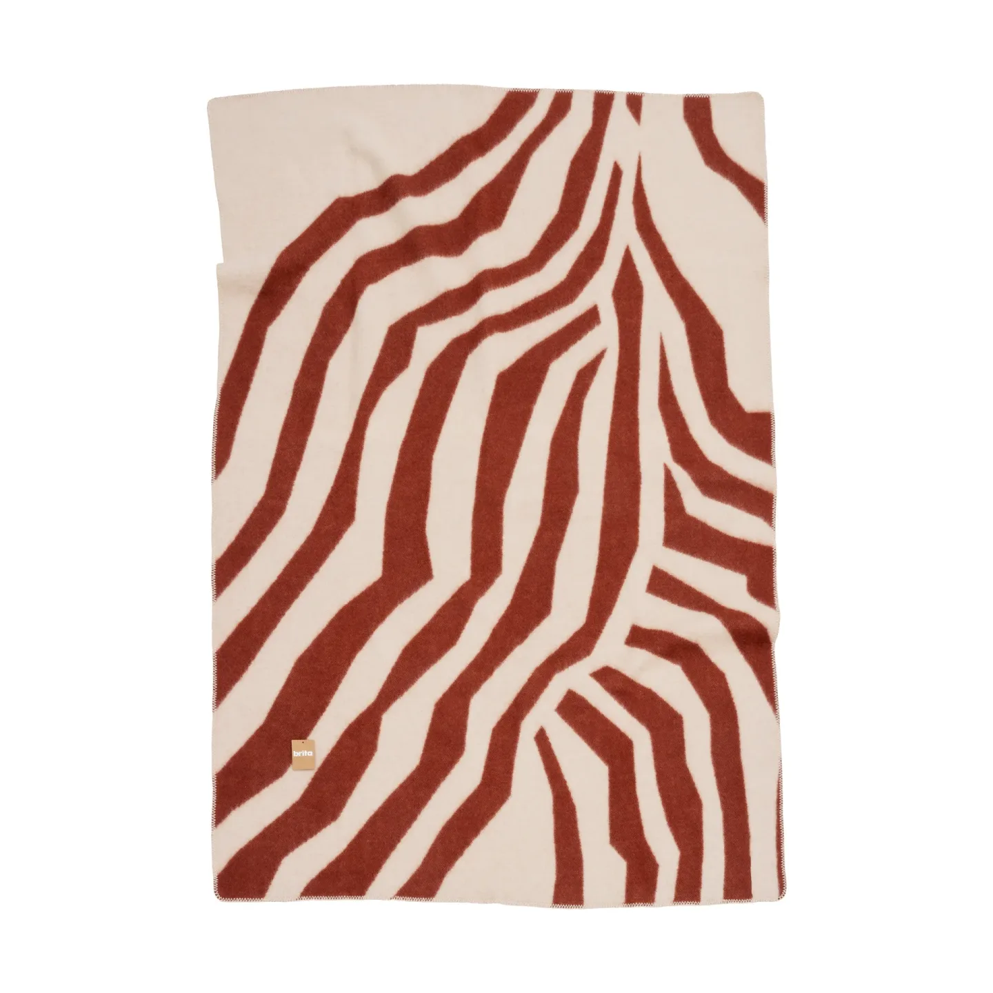 Brita Sweden Pugh Decke Brown, 200x130 cm