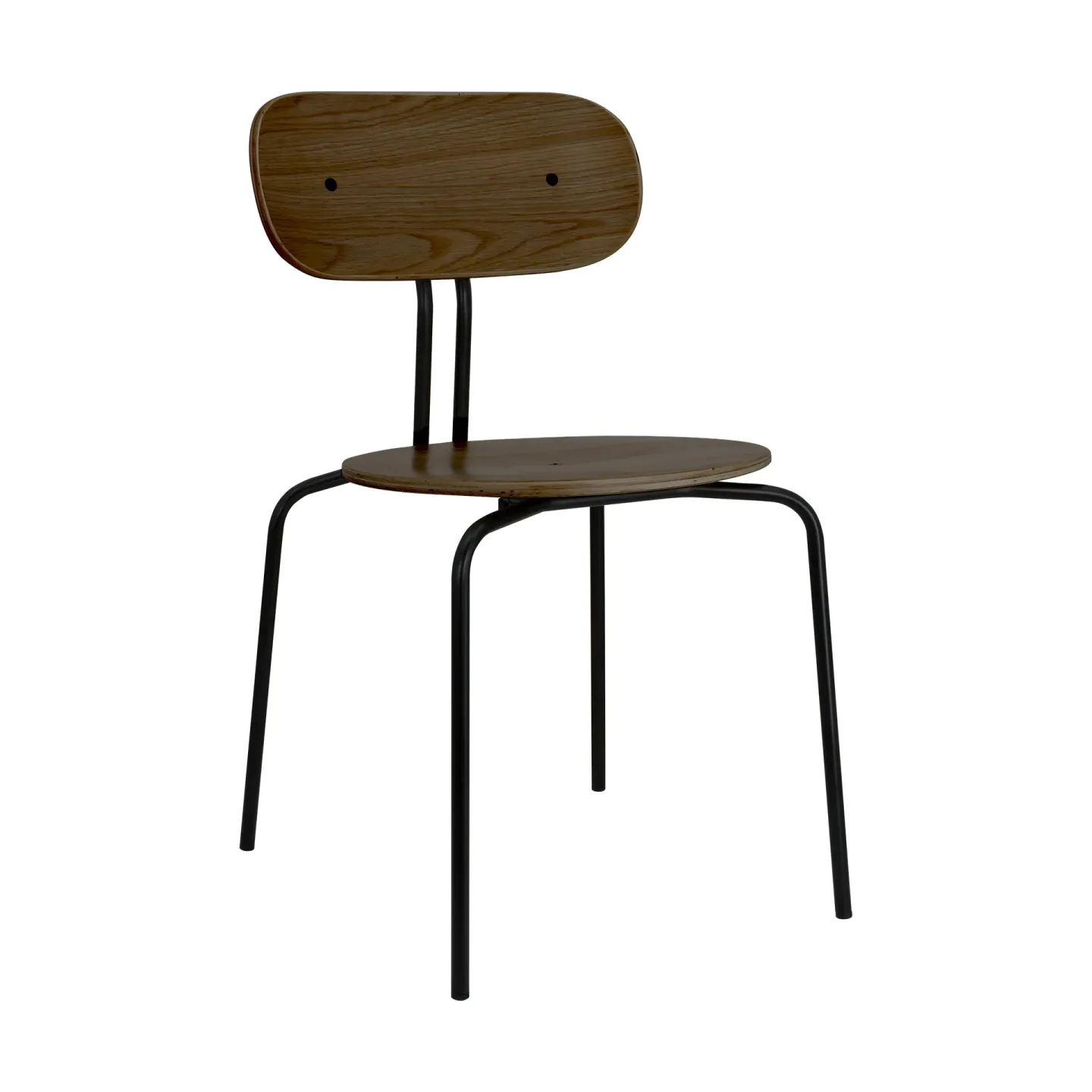 Umage Curious stol Smoked oak-black legs
