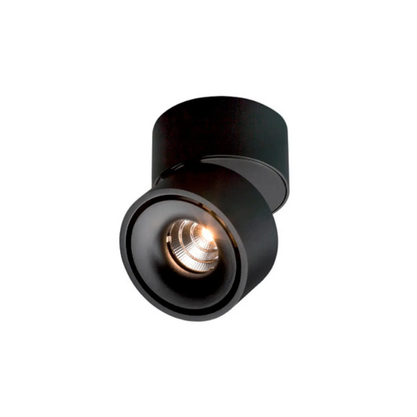 Easy Mini W75 LED-Spot, 2700K, schwarz, 9,5 cm - Antidark - Wohnzimmer - Aluminium