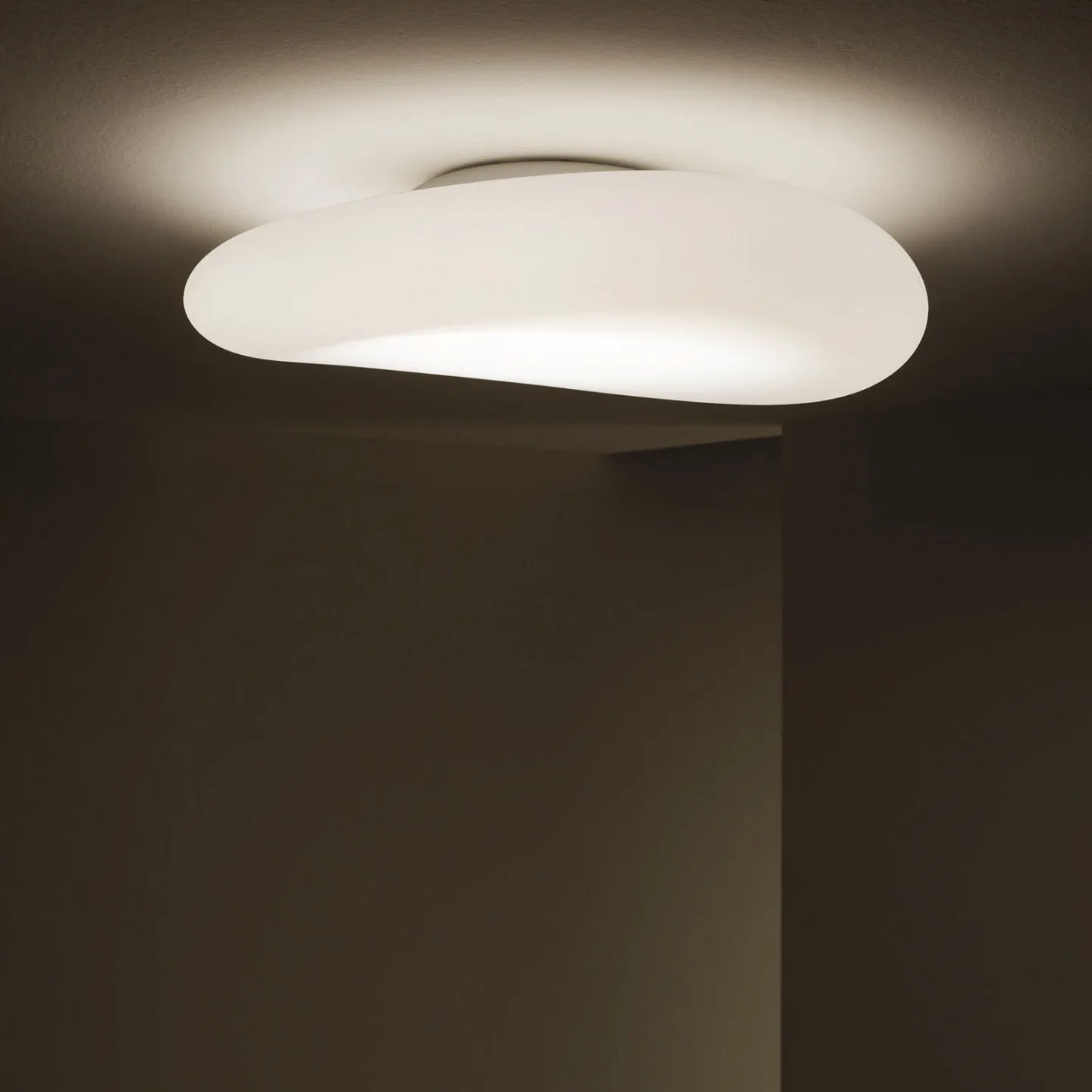 Mr. Magoo LED-loftslampe, DALI, 76 cm - Stilnovo - Stue - Moderne - Plastik - Rund