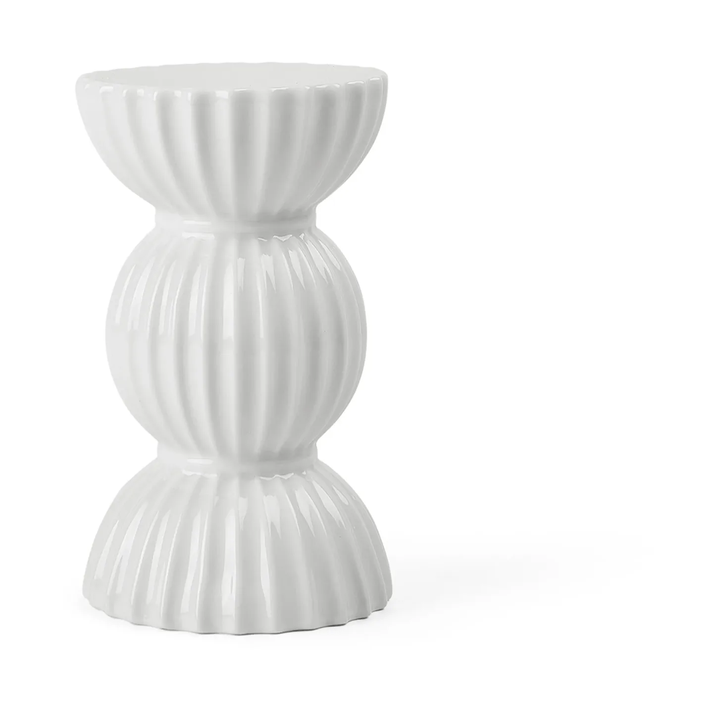 Lyngby Porcelæn Lyngby Tura Kerzenhalter 14cm Weiß
