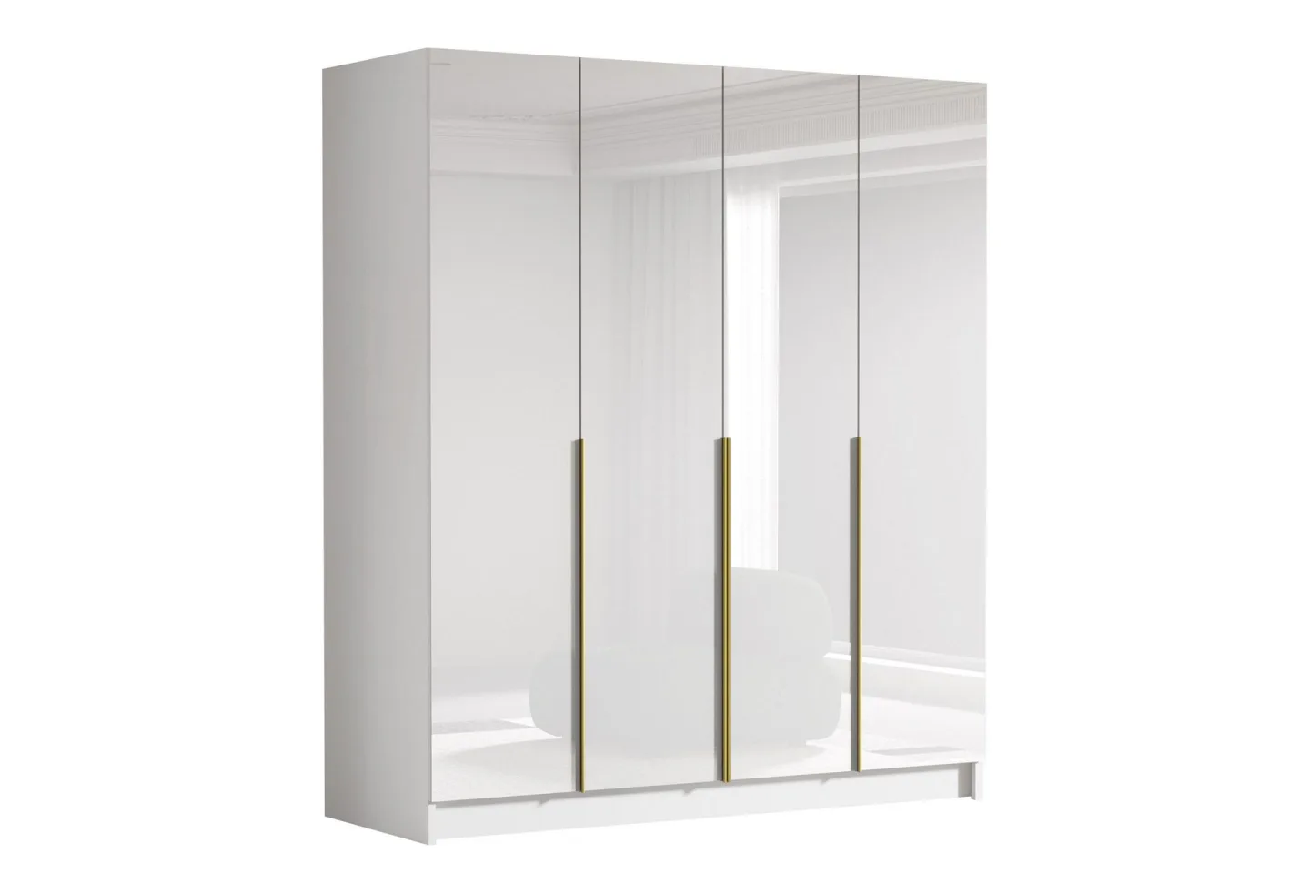 Vadstena Garderob 200x215 cm - Vit