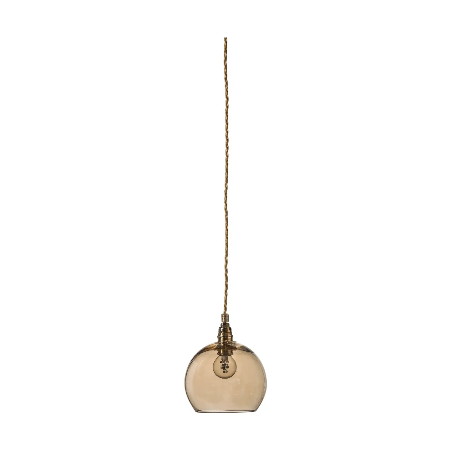 EBB & FLOW Rowan Pendelleuchte S Ø 15,5cm Golden smoke