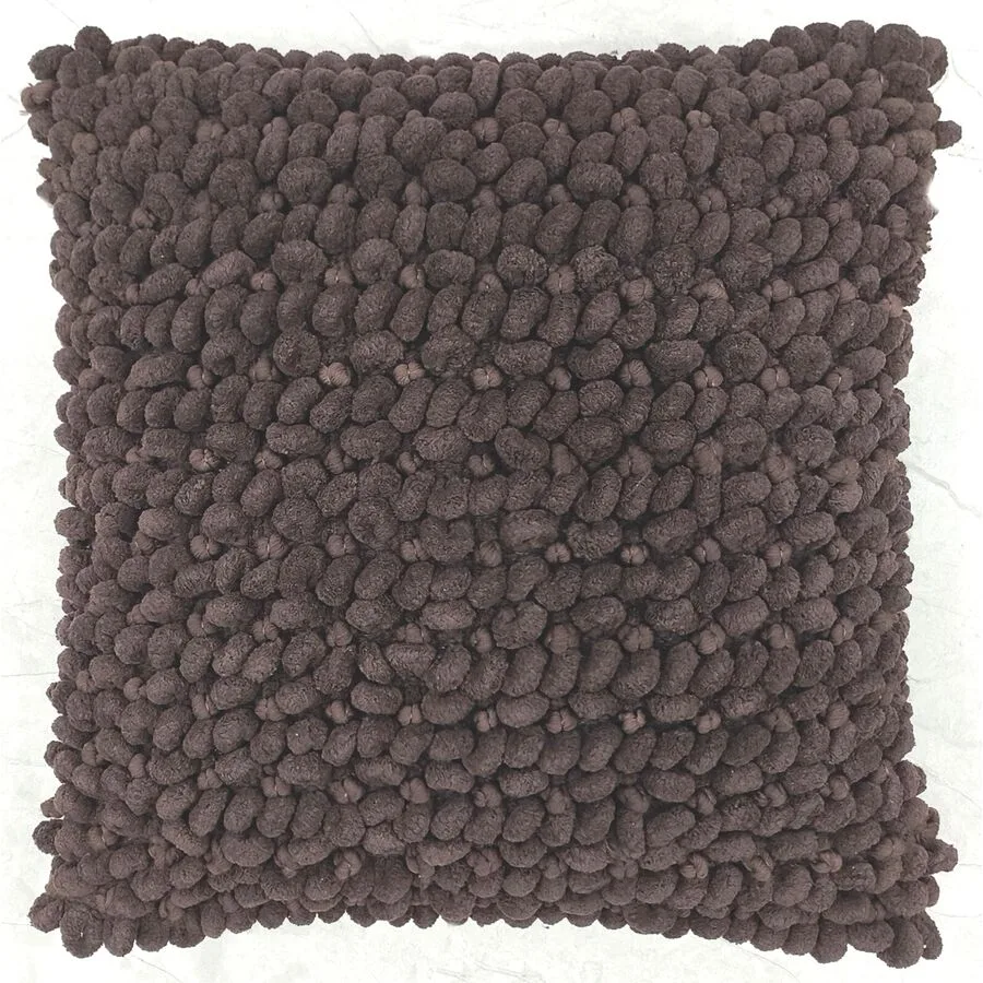 Zierkissen Betty braun Polyester B 45 T 45 cm