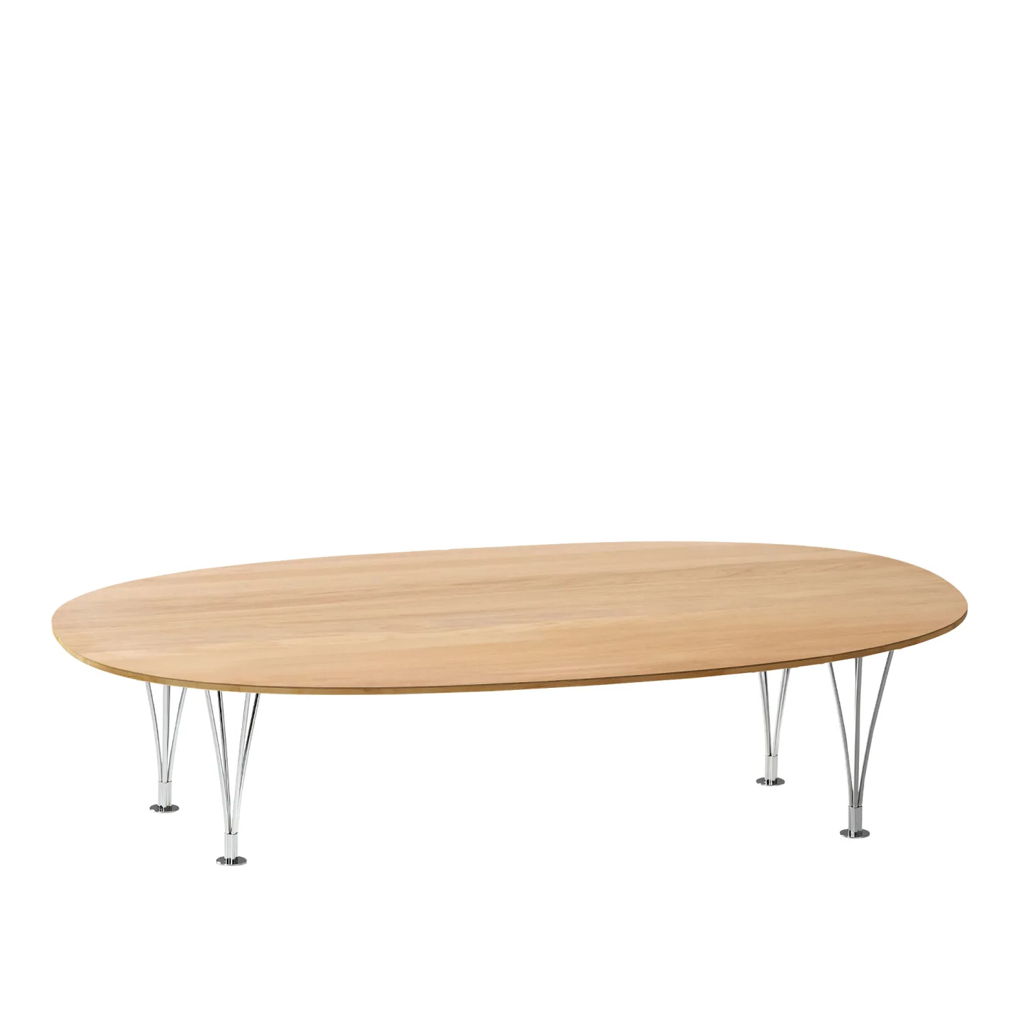 Bruno Mathsson International - Mi 301 Superellips - Vit laminat - Höjd: 72 cm - Matbord - Bruno Mathsson - Vit - Laminat