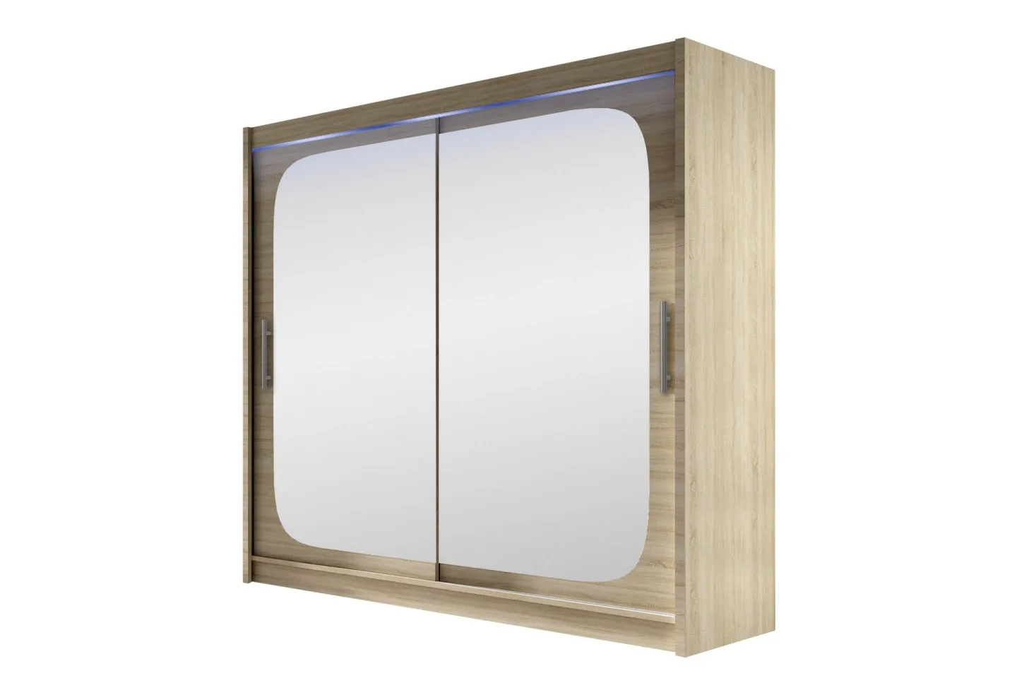 Rilievo Garderob m. Spegel 180x215 cm - Brun