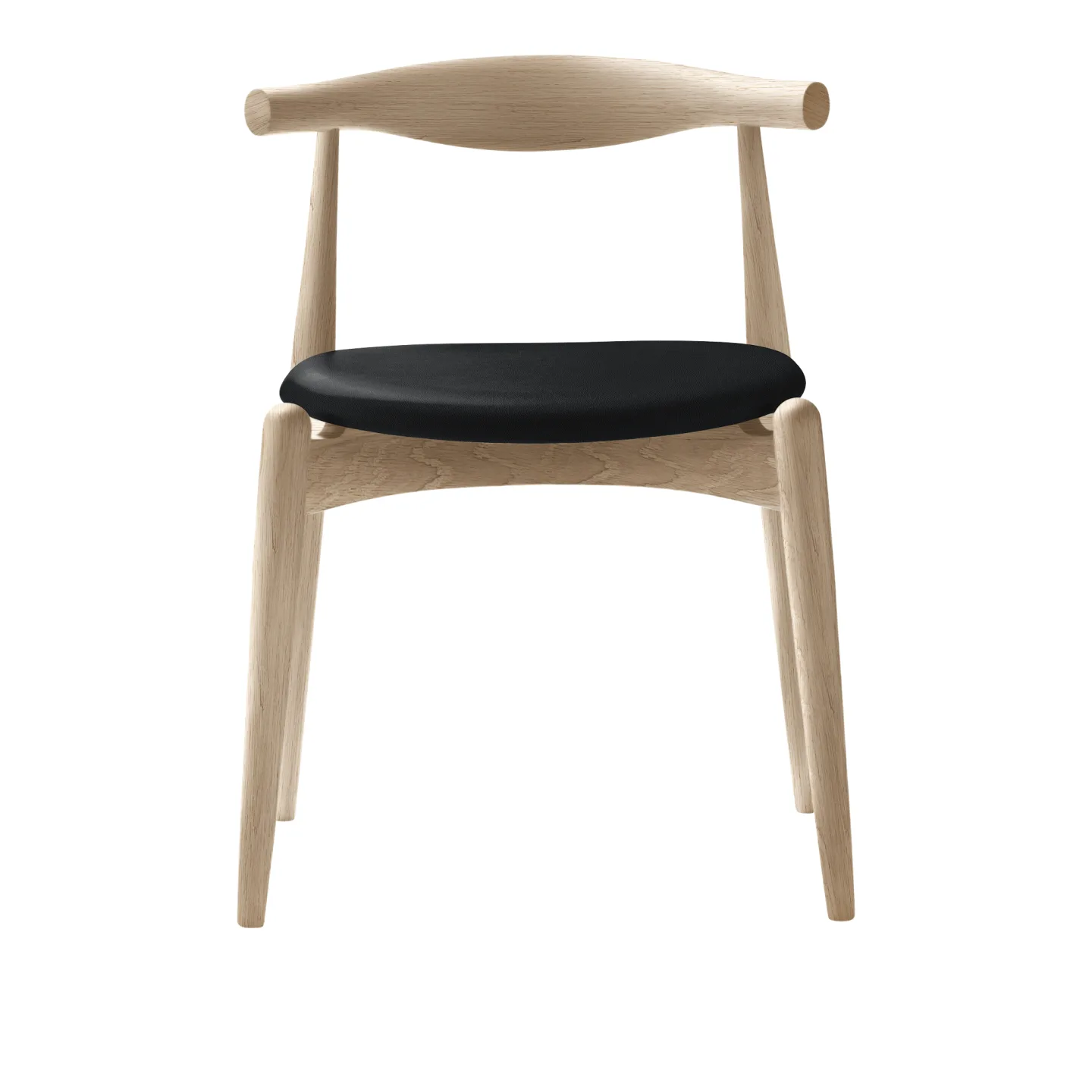Carl Hansen - CH20, Vitoljad Ek, Lädergrupp A Loke - 7150 - Matstolar - Hans J. Wegner - Träfärgad - Trä