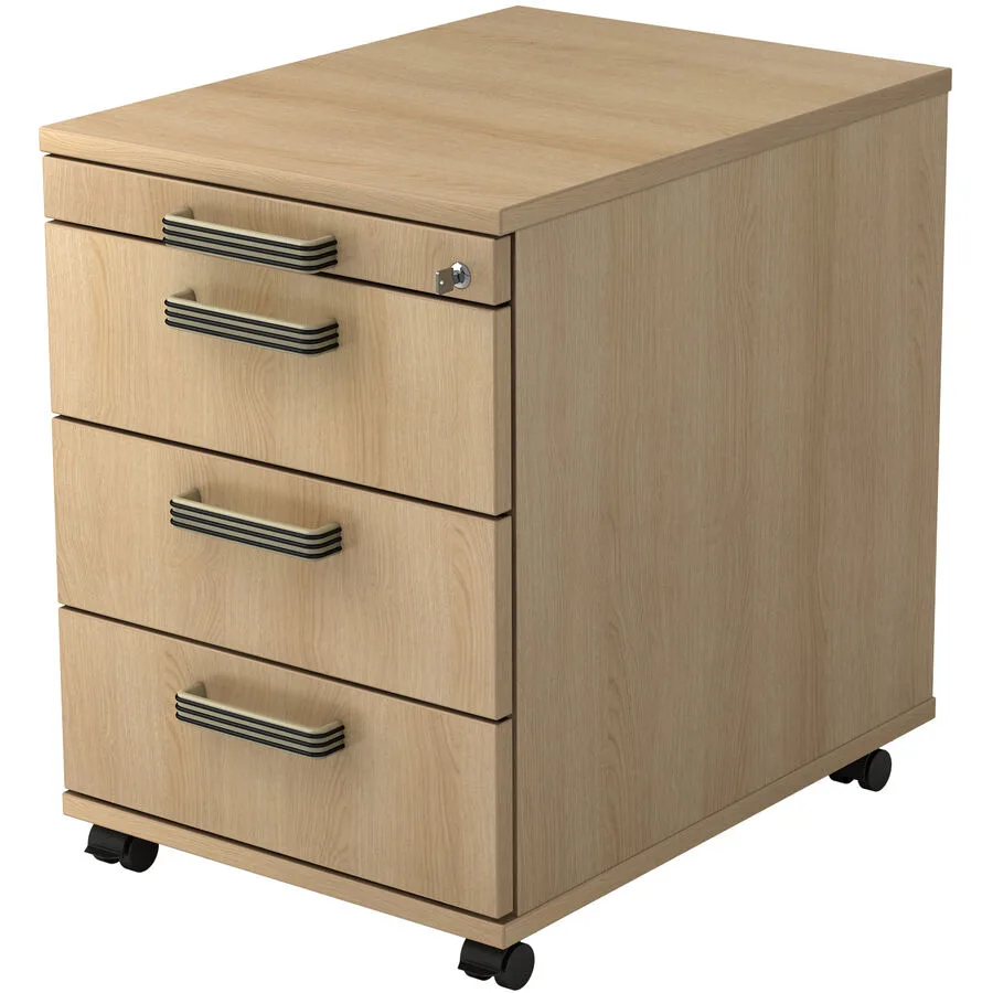 Rollcontainer Office Eiche Dekor Holzwerkstoff B 42.8 H 59 cm