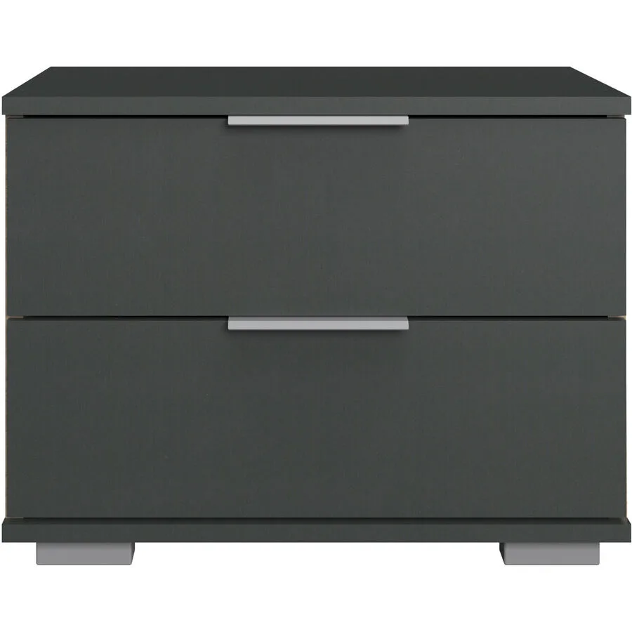 Nachttisch Peyton A graphit Holzwerkstoff B 52 H 40 cm