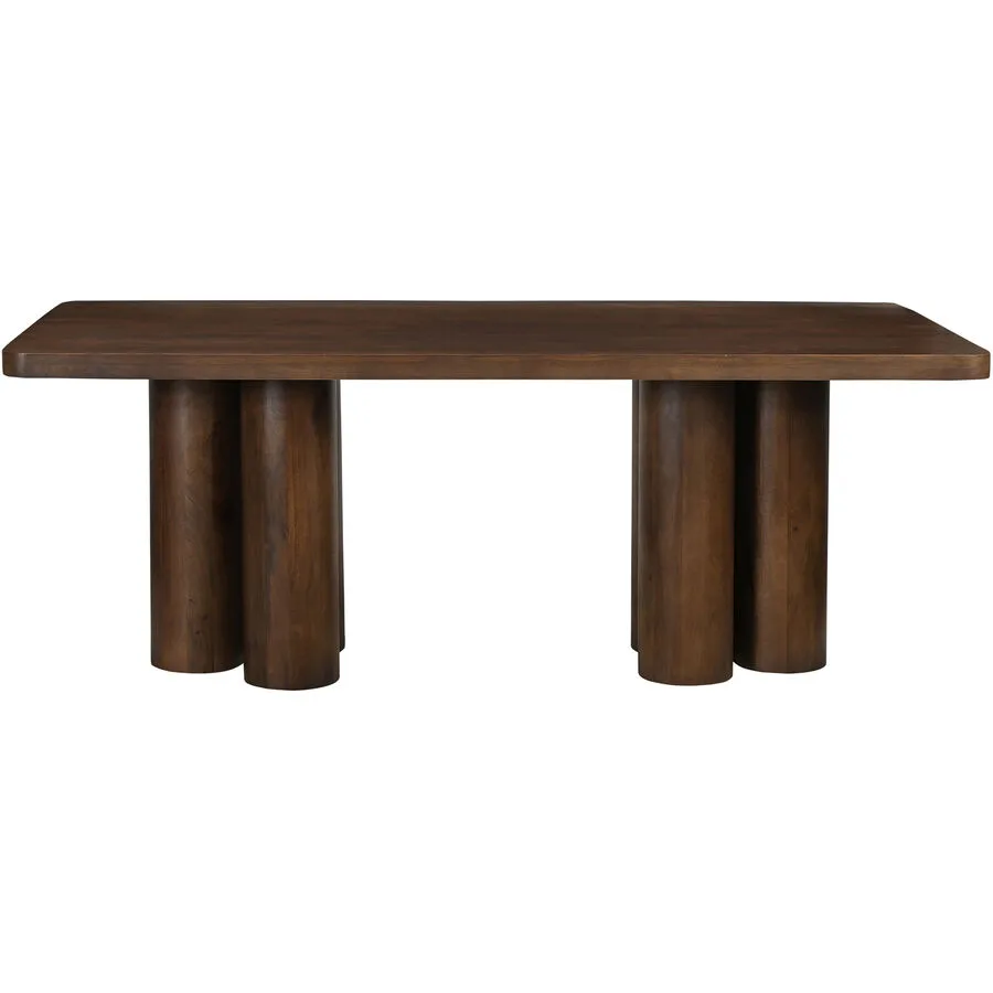 Esstisch Rondo Braun Holz 200 cm - Material: Mangoholz massiv