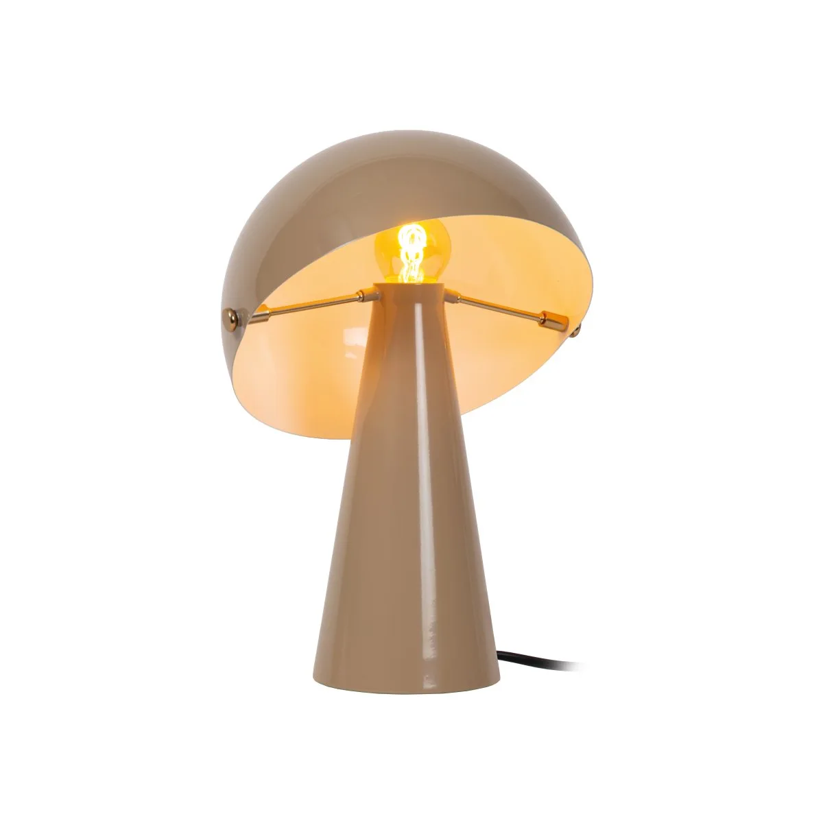 Lucide - Barone 34cm - Bordslampa - Taupe