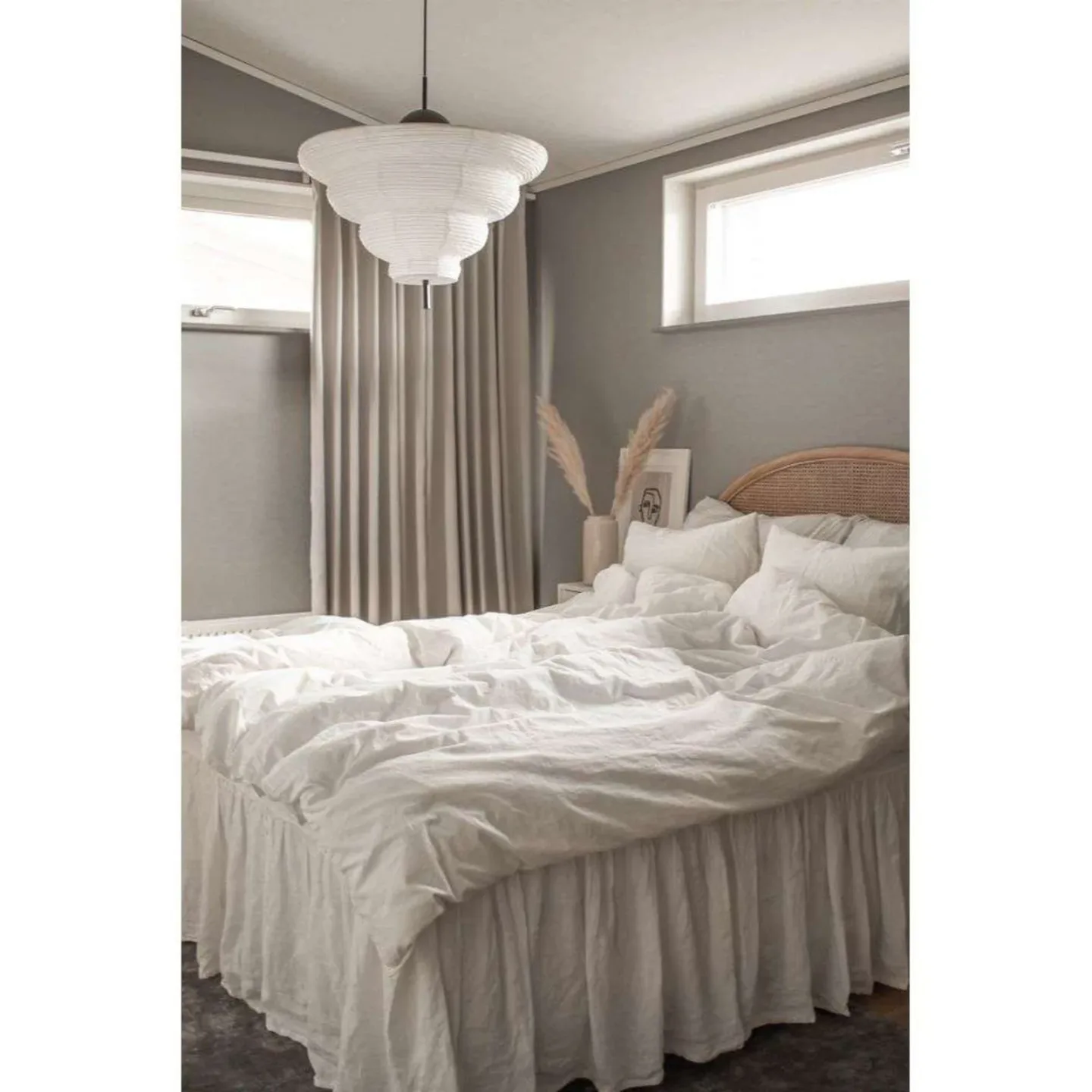 Kyoto 60 Pendelleuchte White - Globen Lighting - Esszimmer - Papier / Karton