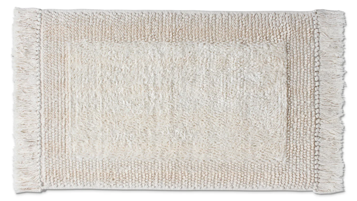 Baderomsmatte - Flynn (off-white) (Størrelse: 70 x 120 cm)