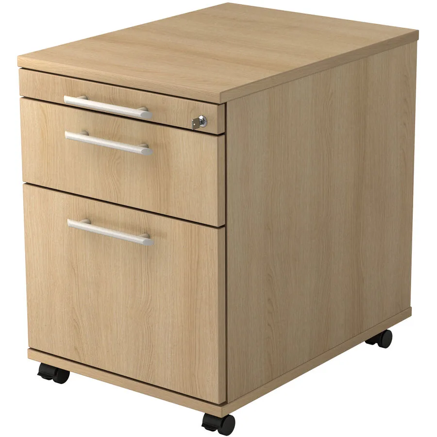 Rollcontainer Office eiche Holzwerkstoff B 42.8 H 59 cm