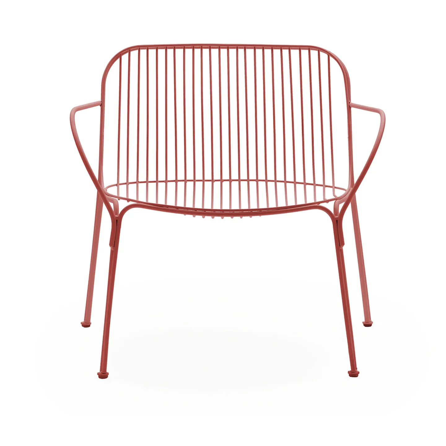 Kartell - Hiray Armchair Rust - Fåtöljer utomhus - Ludovica + Roberto Palomba - Brun - Metall